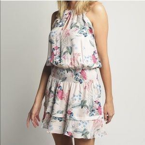 Parker floral print williame ruffle mini dress